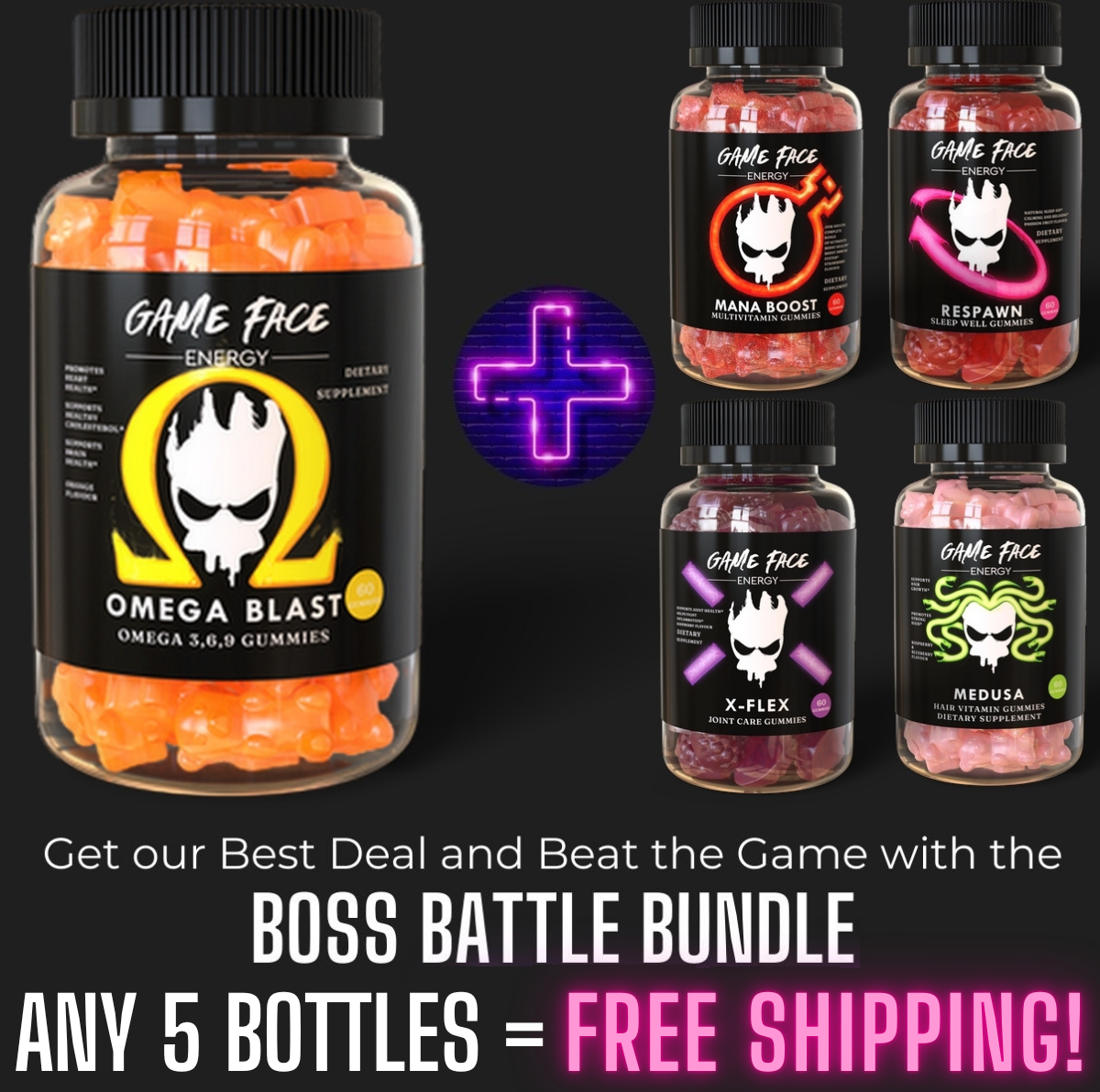 OMEGA BLAST - Omega 3, 6, and 9 Gummies