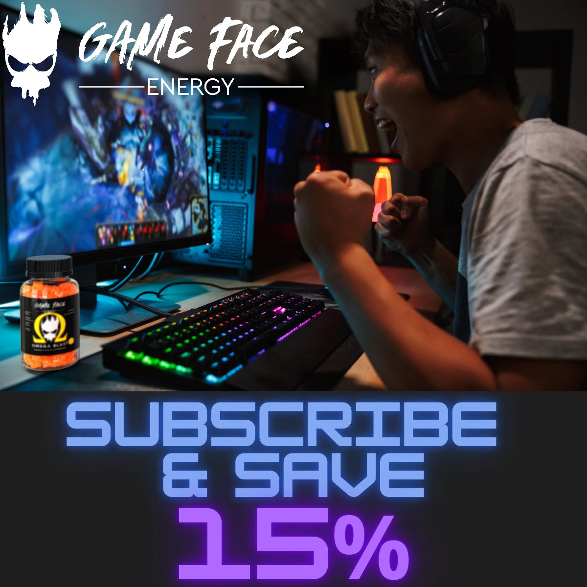 OMEGA BLAST - Omega 3, 6, and 9 Gummies